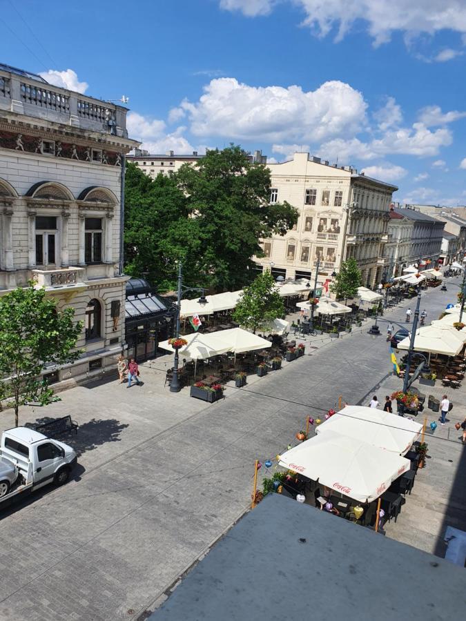 לודז' Prestige Aparthotel Piotrkowska 82 - Wyjatkowy Widok Na Deptak מראה חיצוני תמונה